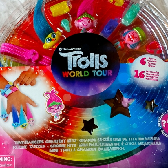 Hasbro Other - Trolls world tour set NEW 6 figure/16 Accessories
